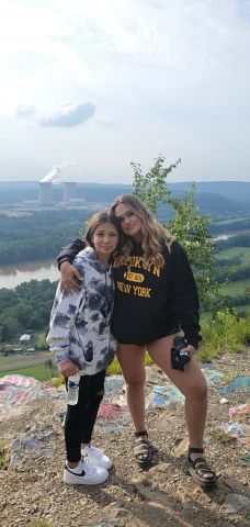 Mariah & Veronica on Mountain in PA
